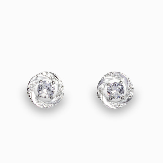 Topos Rosa  – Plata 925 y Circón blanco
