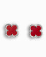 Topos Trébol  – Plata 925 rojos