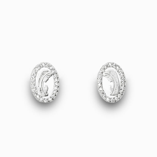 Topos Virgen María  – Plata 925 y Halo de Circones